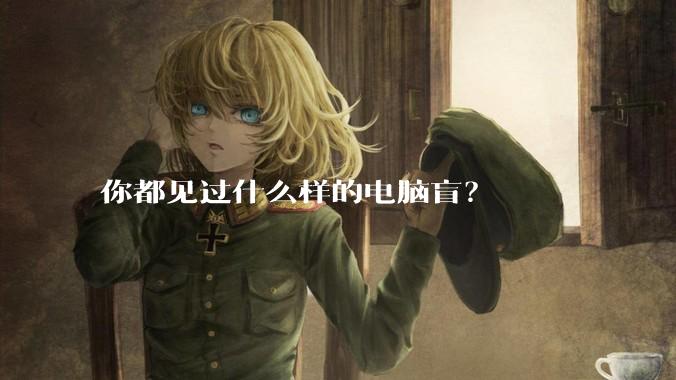 你都见过什么样的电脑盲？