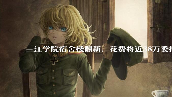 三江学院宿舍楼翻新，花费将近38万委托公司搬运行李，结果只有一个阿姨挑着扁担搬运行李，如何评价？