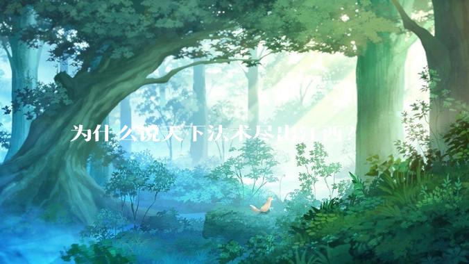 为什么说天下法术尽出江西？