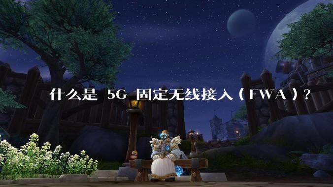 什么是 5G 固定无线接入（FWA）？
